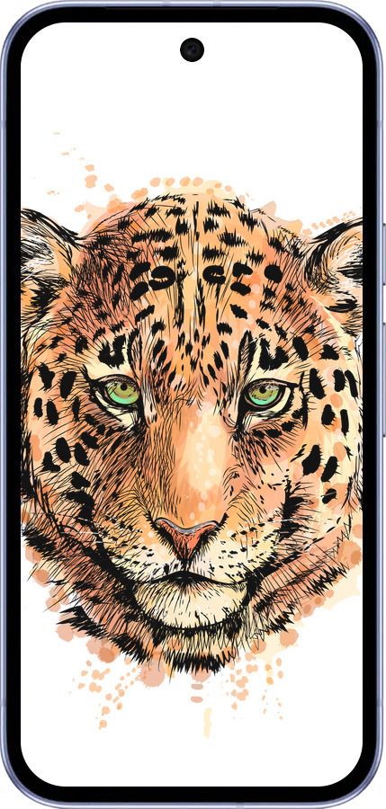 Силиконовый чехол Леопард v2 для Google Pixel 9A - 5606u-3899 изображение 