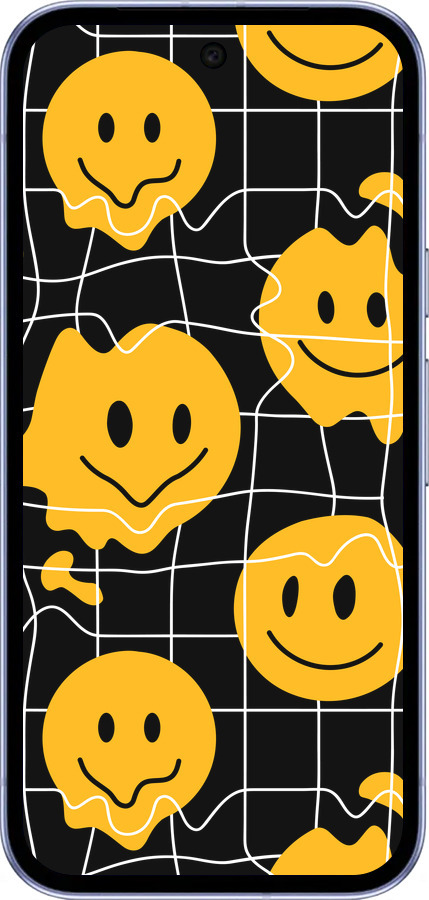 Силиконовый чехол Смайлы v3 для Google Pixel 9A - 5623u-3899 изображение 