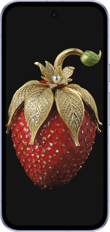 Силиконовый чехол Клубника v3 для Google Pixel 9A - 5638u-3899 изображение 