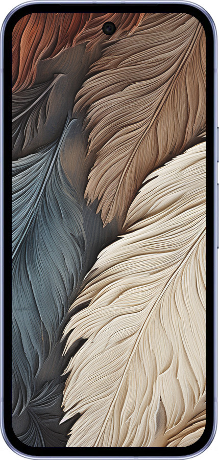 Силиконовый чехол Листья в стиле бохо для Google Pixel 9A - 5643u-3899 изображение 