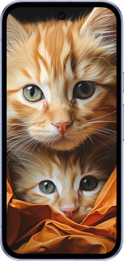 Силіконовий чехол Котики 2 для Google Pixel 9A - 5664u-3899 изображение 