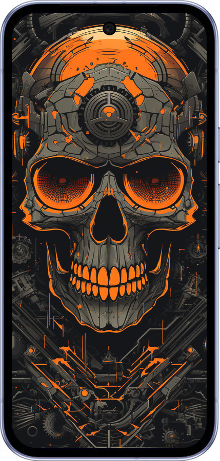 Силиконовый чехол Череп для Google Pixel 9A - 5952u-3899 изображение 