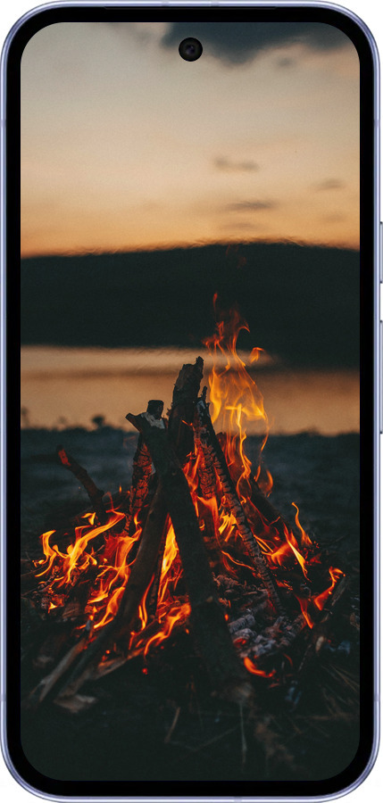 Силіконовий чехол Вогонь для Google Pixel 9A - 6021u-3899 изображение 