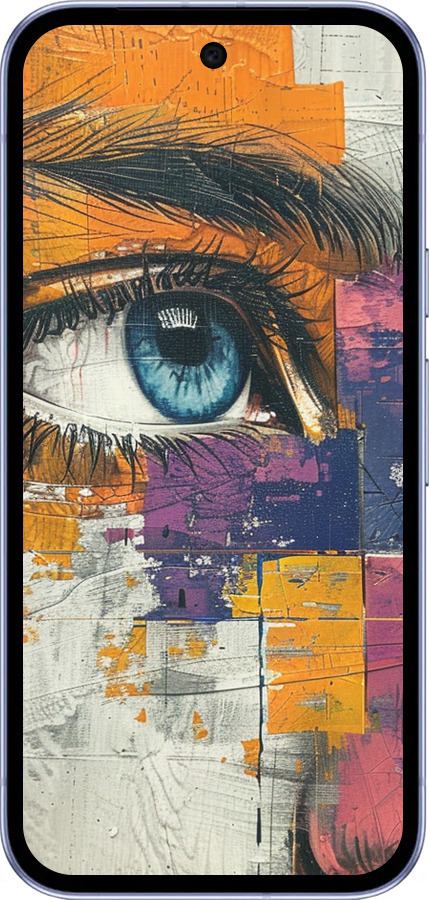 Силиконовый чехол Цветная фреска для Google Pixel 9A - 6032u-3899 изображение 