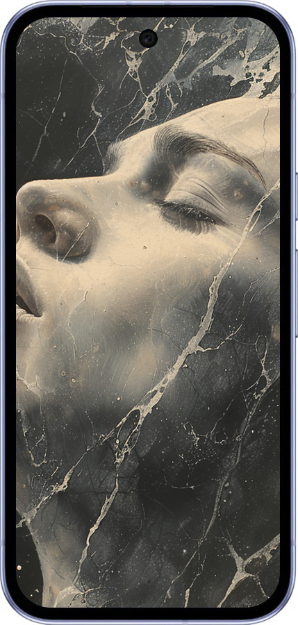 Силиконовый чехол Мраморная женщина для Google Pixel 9A - 6040u-3899 изображение 