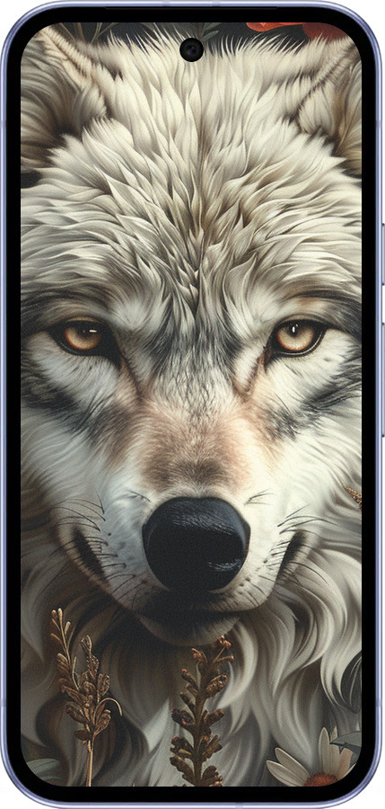 Силиконовый чехол Волчий взгляд для Google Pixel 9A - 6066u-3899 изображение 