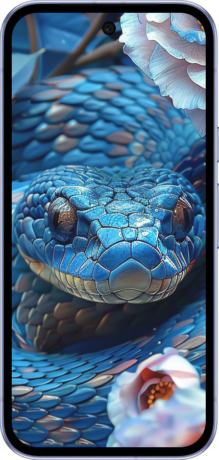 Силиконовый чехол Blue Snake для Google Pixel 9A - 6079u-3899 изображение 