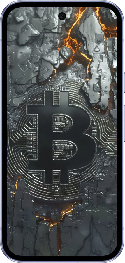 Силиконовый чехол Раскаленный биткойн для Google Pixel 9A - 6091u-3899 изображение 