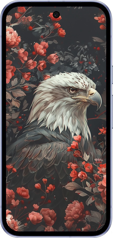 Силиконовый чехол Цветочный страж для Google Pixel 9A - 6102u-3899 изображение 