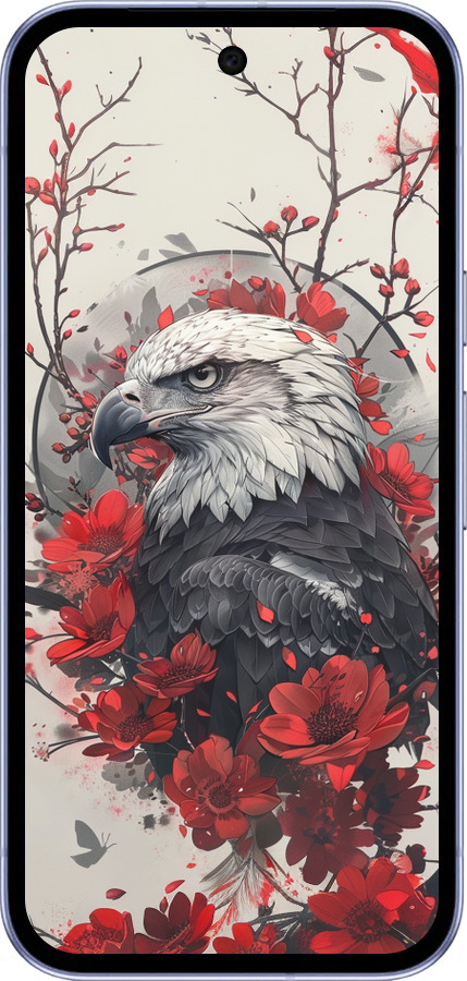 Силиконовый чехол Рубиновый орел для Google Pixel 9A - 6103u-3899 изображение 