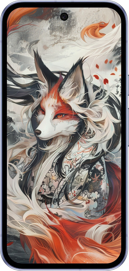 Силиконовый чехол Дух кицунэ' для Google Pixel 9A - 6107u-3899 изображение 