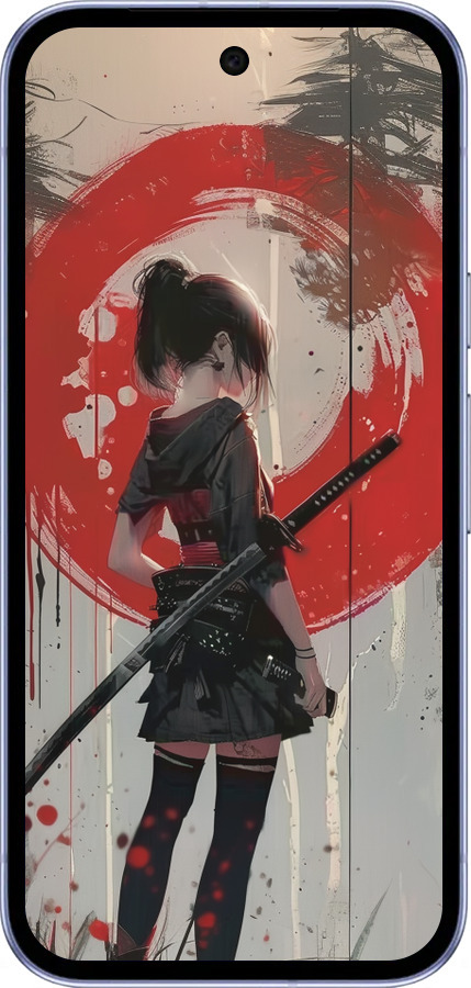 Силиконовый чехол Сумерки воина: Танец с катаной для Google Pixel 9A - 6123u-3899 изображение 