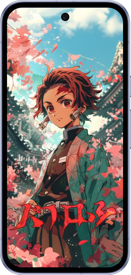 Силиконовый чехол Tanjiro Kamado для Google Pixel 9A - 6132u-3899 изображение 