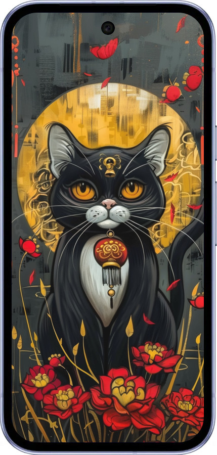 Силиконовый чехол China Cat для Google Pixel 9A - 6134u-3899 изображение 