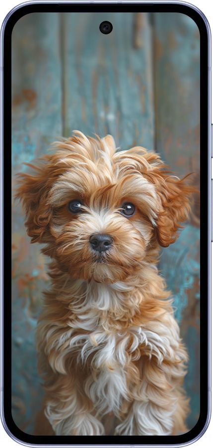 Силиконовый чехол Щенок мальтипу для Google Pixel 9A - 6157u-3899 изображение 