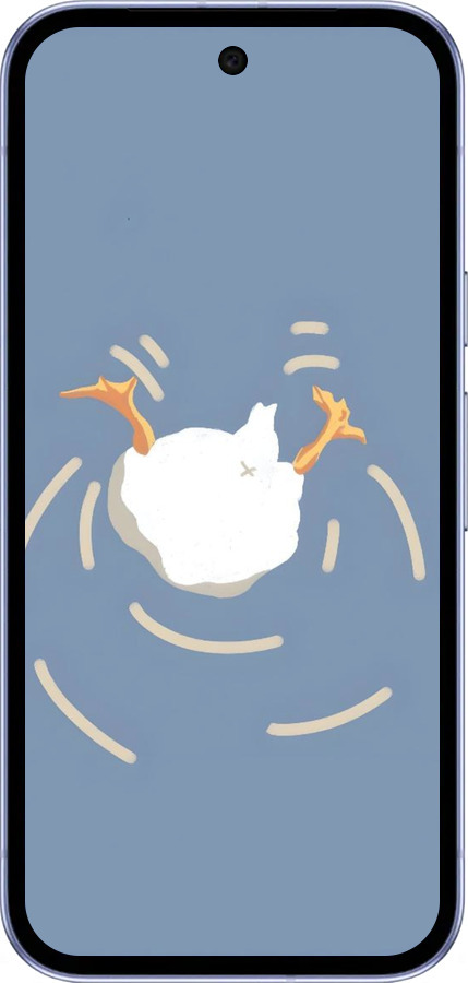 Силіконовий чехол Гусь ныряет для Google Pixel 9A - 6275u-3899 изображение 