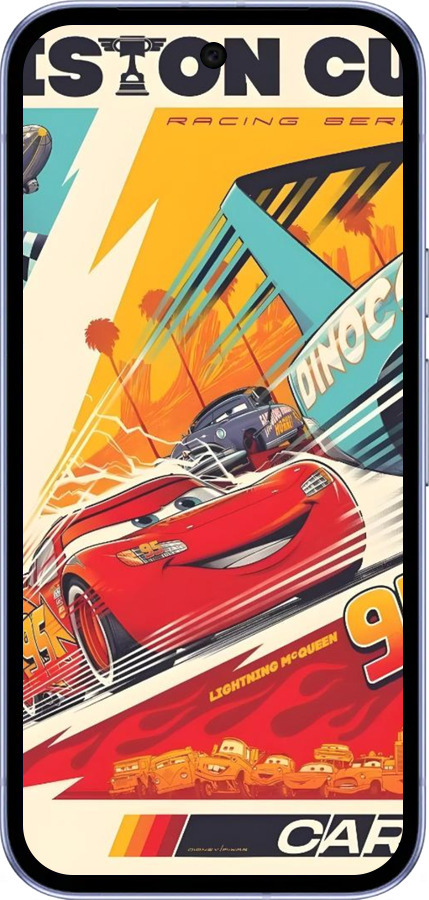 Силиконовый чехол Тачки для Google Pixel 9A - 6288u-3899 изображение 