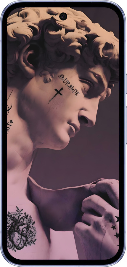 Силиконовый чехол Давид для Google Pixel 9A - 6302u-3899 изображение 