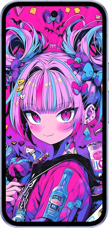 Силиконовый чехол Аниме милаха для Google Pixel 9A - 6314u-3899 изображение 