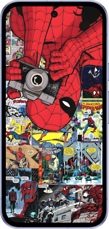 Силиконовый чехол Человек паук 2 для Google Pixel 9A - 6333u-3899 изображение 