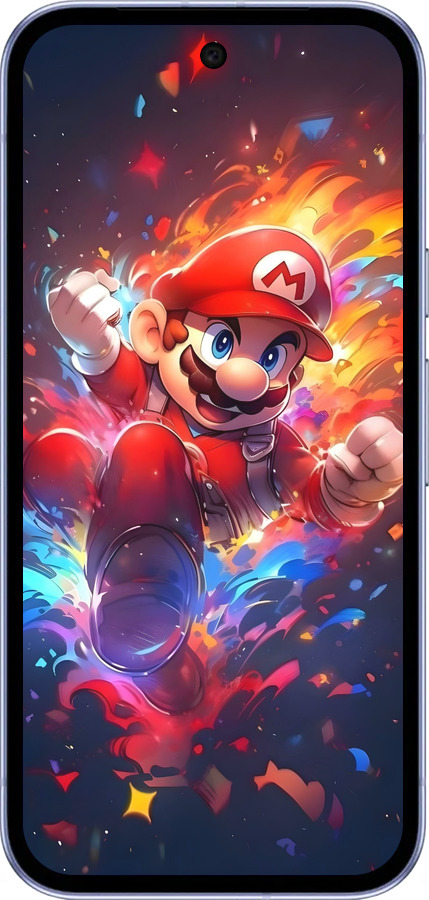 Силіконовий чехол Супер Маріо для Google Pixel 9A - 6342u-3899 изображение 