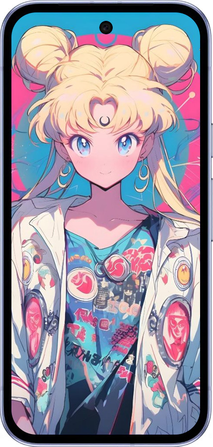 Силиконовый чехол Сейлор Мун 2 для Google Pixel 9A - 6351u-3899 изображение 