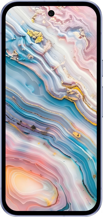 Силиконовый чехол Мрамор красивый для Google Pixel 9A - 6376u-3899 изображение 