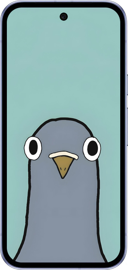 Силиконовый чехол Голубь для Google Pixel 9A - 6388u-3899 изображение 