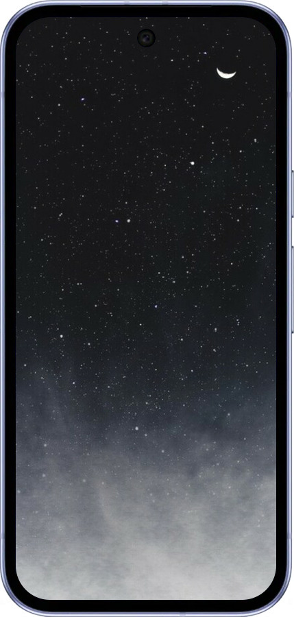 Силиконовый чехол Сині хмари, Синій місяць для Google Pixel 9A - 6396u-3899 изображение 