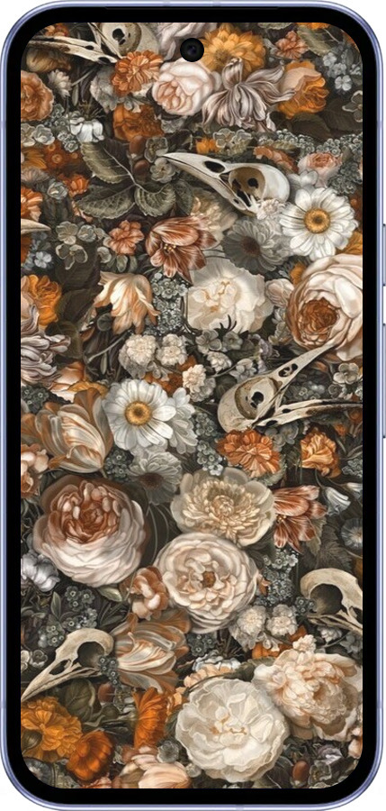 Силиконовый чехол В стиле барокко-мрачный для Google Pixel 9A - 6404u-3899 изображение 