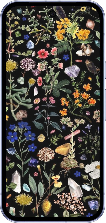 Силиконовый чехол С цветами для Google Pixel 9A - 6422u-3899 изображение 
