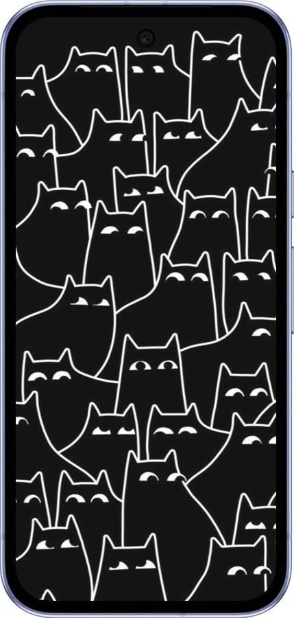 Силиконовый чехол С изображением кошек для Google Pixel 9A - 6470u-3899 изображение 