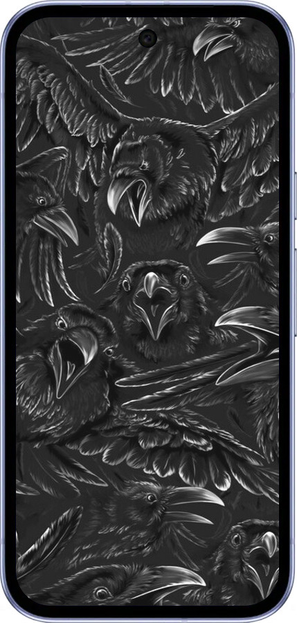 Силиконовый чехол Воронья ярость для Google Pixel 9A - 6474u-3899 изображение 