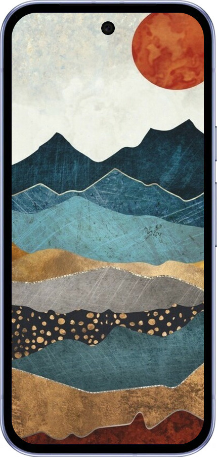 Силиконовый чехол Янтарный закат для Google Pixel 9A - 6475u-3899 изображение 