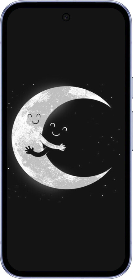 Силиконовый чехол Лунные объятия для Google Pixel 9A - 6508u-3899 изображение 