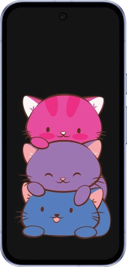 Силиконовый чехол Милые кошки для Google Pixel 9A - 6518u-3899 изображение 