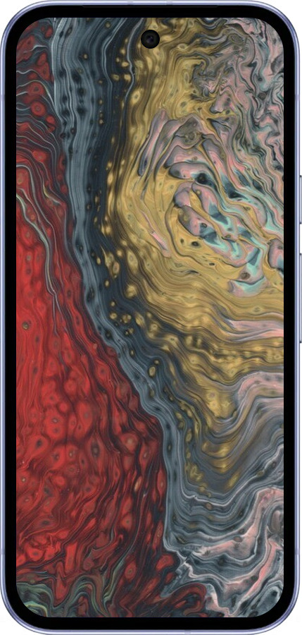 Силиконовый чехол С изображением абстрактной живописи для Google Pixel 9A - 6530u-3899 изображение 