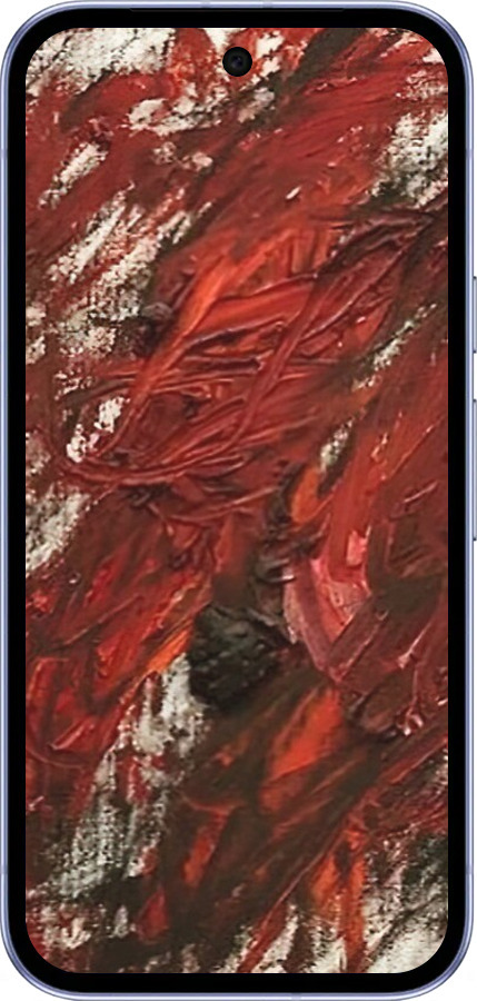 Силиконовый чехол Абстрактная композиция в красных тонах для Google Pixel 9A - 6541u-3899 изображение 