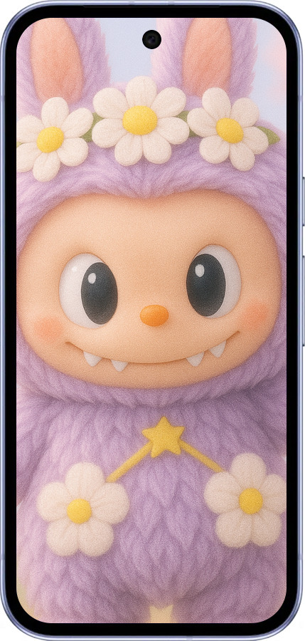 Силиконовый чехол Лабубу 1 для Google Pixel 9A - 6709u-3899 изображение 