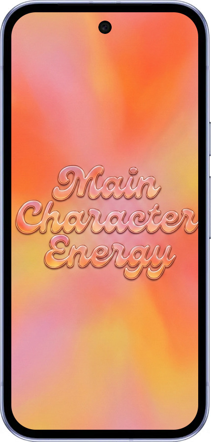 Силиконовый чехол Aura Gradient Main Character Energy Aesthetic Y2K для Google Pixel 9A - 6783u-3899 изображение 
