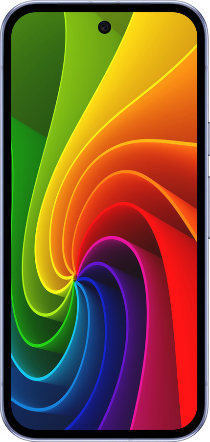 Силиконовый чехол Радужный вихрь для Google Pixel 9A - 747u-3899 изображение 