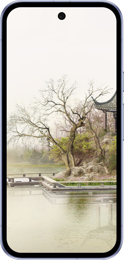 Силиконовый чехол Японский пейзаж для Google Pixel 9A - 776u-3899 изображение 