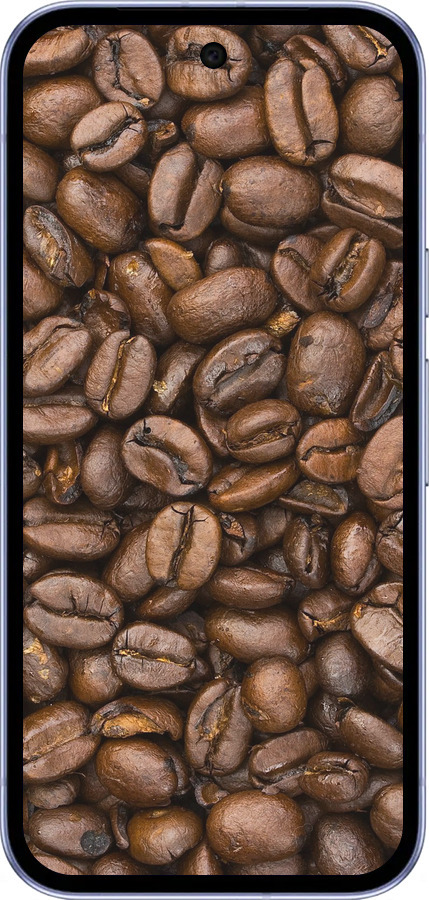 Силиконовый чехол Зёрна кофе для Google Pixel 9A - 783u-3899 изображение 