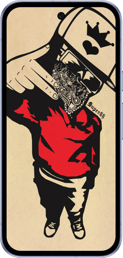 Силиконовый чехол Swag. Super для Google Pixel 9A - 808u-3899 изображение 