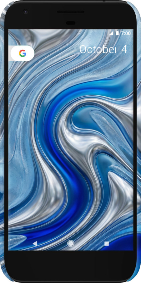 3D пластиковий матовий чехол Liquid Chrome для Google Pixel XL - 6781m-401 изображение 