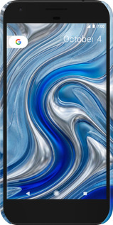 3D пластиковий матовий чехол Liquid Chrome для Google Pixel - 6781m-400 изображение 