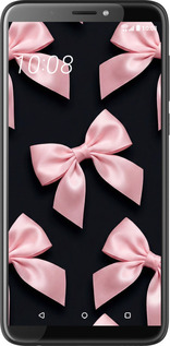 Силиконовый чехол Coquette Ribbons Dark Coquette для HTC Desire 12 Plus - 6767u-1485 изображение 