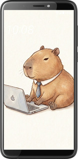 Силіконовий чехол Funny Capybara CEO Working для HTC Desire 12 Plus - 6777u-1485 изображение 