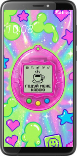 Силіконовий чехол Y2K Aesthetic Retro Pet: Годуй мене кавою для HTC Desire 12 Plus - 6784u-1485 изображение 