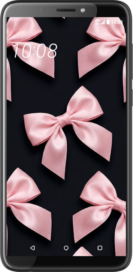 Силиконовый чехол Coquette Ribbons Dark Coquette для HTC Desire 12 Plus - 6767u-1485 изображение 